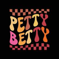 meschino betty Groovy vettore