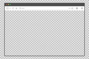 schema del browser finestra. sito web modello telaio. modificabile modello di computer browser. vuoto del desktop schermo disposizione. magro ragnatela pagina telaio. vettore