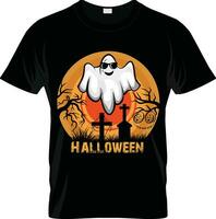 Halloween maglietta design vettore modello nero fischio e Halloween maglietta design.