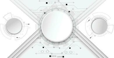 astratto tecnologia sfondo.vettore cerchio e elettricità linea con blu elettronico ciclo.digitale dati , circuito asse, scientifico sfondo, digitale arte e astratto sfondo concetto. vettore