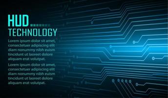 fondo di concetto di tecnologia futura del circuito cyber vettore
