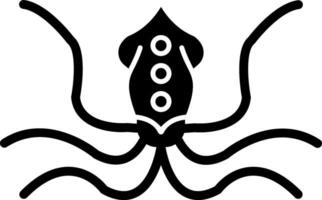 calamaro vettore icona design