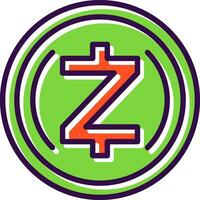 zcash vettore icona design