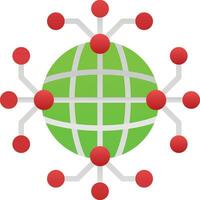 globale connessione vettore icona design