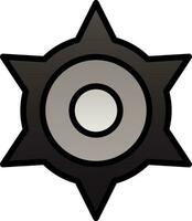 shuriken vettore icona design