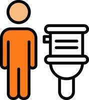 toilette vettore icona design
