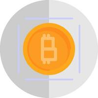 bitcoin vettore icona design