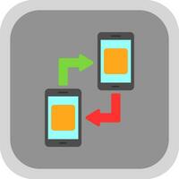 mobile sync vettore icona design