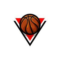 pallacanestro logo vettore