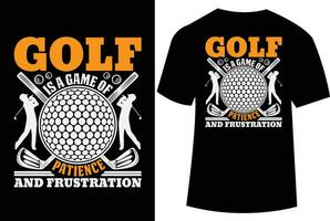 golf vettore illustrazione per t camicia design