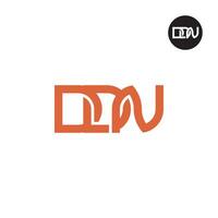 lettera ddn monogramma logo design vettore