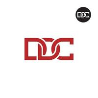 lettera ddc monogramma logo design vettore