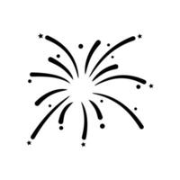 fuochi d'artificio nuovo anno vettore elemento , festa e Festival