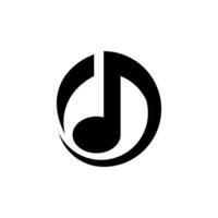 musica logo elemento vettore , modello grafico , suono e melodia