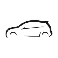 auto showroom logo elemento vettore