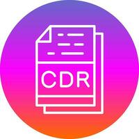 cdr file formato vettore icona design