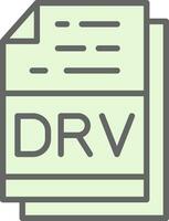 drv file formato vettore icona design