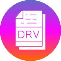 drv file formato vettore icona design