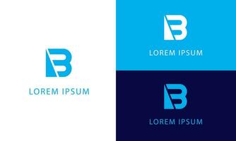 iniziale lettera B Tech logo design modello elemento vettore