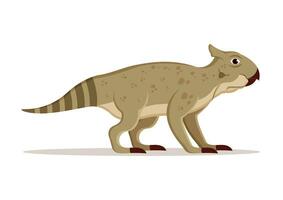 bagaceratops dinosauro cartone animato personaggio vettore illustrazione