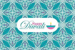 indiano Festival contento Diwali senza soluzione di continuità modello sfondo, Diwali celebrazione saluto carta, vettore illustrazione design.