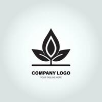 azienda logo con perno forme, nel il stile di minimalista monocromatico, nero e bianca, semplice, stampino design stile vettore