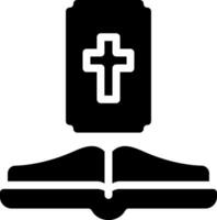 icona del glifo biblico vettore