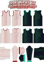 neon Linee strisce maglia design abbigliamento sportivo disposizione modello vettore