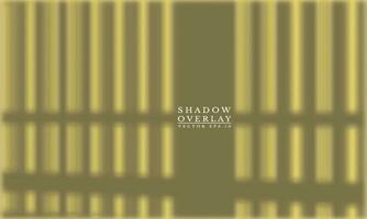 vettore illustrazione di un' realistico recinto leggero e ombra. ombra copertura effetto.
