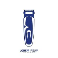 capelli clipper logo modello. parrucchiere logo. vettore illustrazione. capelli trimmer isolato