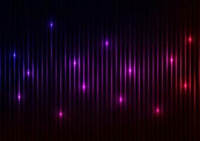 astratto digitale neon leggero linea laser viola buio presentazione sfondo vettore