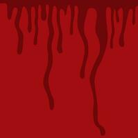 spruzzo di sangue su rosso sfondo. concetto di orrore e Halloween. piatto vettore illustrazione.