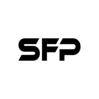 sfp lettera logo disegno, ispirazione per un' unico identità. moderno eleganza e creativo design. filigrana il tuo successo con il Impressionante Questo logo. vettore