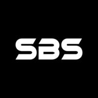 sbs logo disegno, ispirazione per un' unico identità. moderno eleganza e creativo design. filigrana il tuo successo con il Impressionante Questo logo. vettore