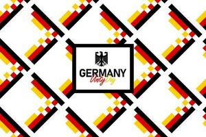 Tedesco unità giorno senza soluzione di continuità modello con il Germania bandiera colori, unità giorno sfondo vettore