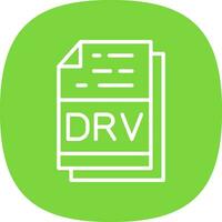 drv file formato vettore icona design