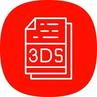 3ds file formato vettore icona design