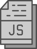 js file formato vettore icona design