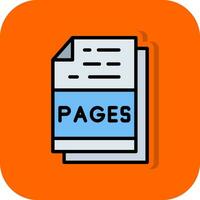 pagine file formato vettore icona design