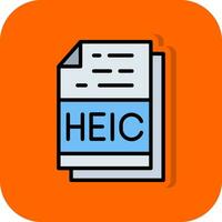 heic vettore icona design