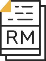 rm vettore icona design