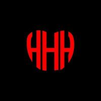 hhh lettera logo creativo design. hhh unico design. vettore