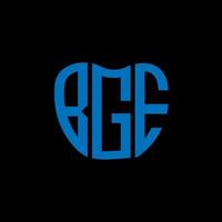 bg lettera logo creativo design. bg unico design. vettore
