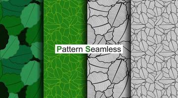 set di pattern di design grafico naturale. sfondo senza soluzione di continuità. vettore