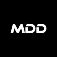 mdd lettera logo disegno, ispirazione per un' unico identità. moderno eleganza e creativo design. filigrana il tuo successo con il Impressionante Questo logo. vettore