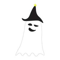 vettore piatto Halloween fantasma