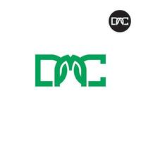 lettera dmc monogramma logo design vettore