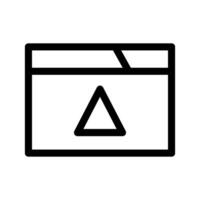 avvertimento icona vettore simbolo design illustrazione