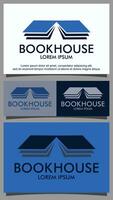 casa design libro logo modello vettore
