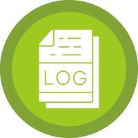 log file formato vettore icona design